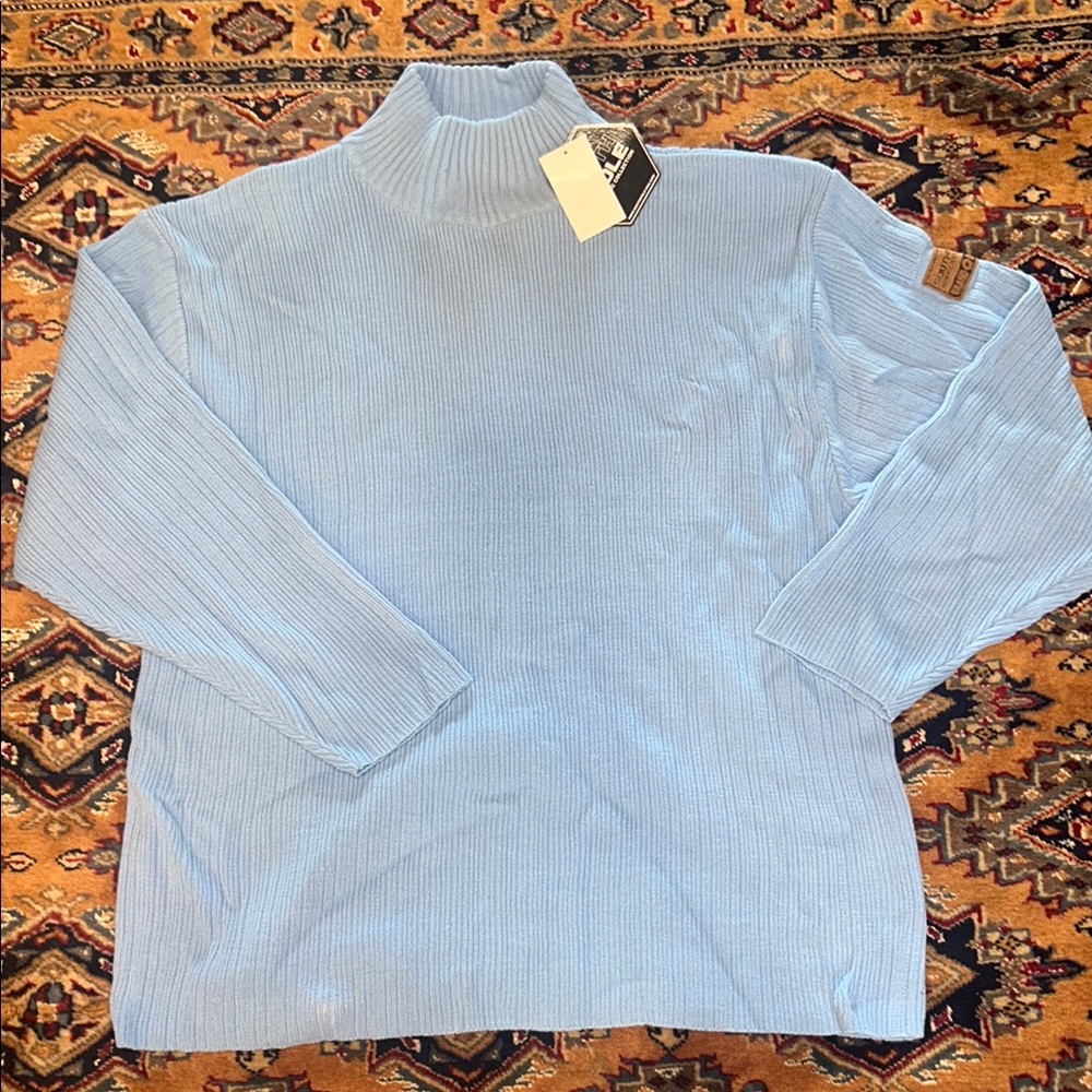 Vintage NWT Southpole XL Blue Sweater Turtleneck